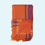 Swahili Coast Sunset Orange Kenyan Beach Towel