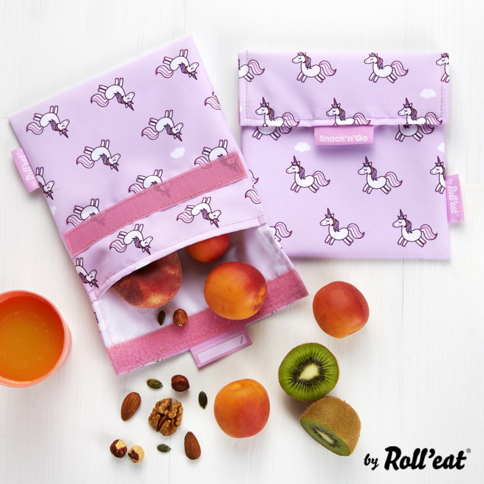 Roll'Eat Snack`n Go Lunch Bag Animals Unicorn