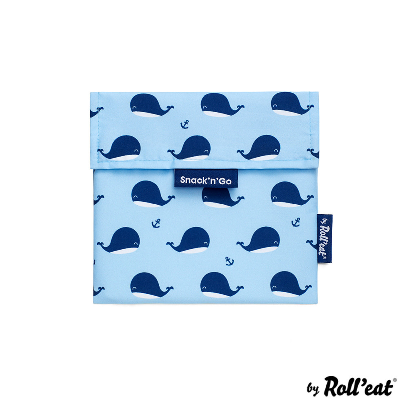 Roll'Eat Snack`n Go Lunch Bag Animals Whales