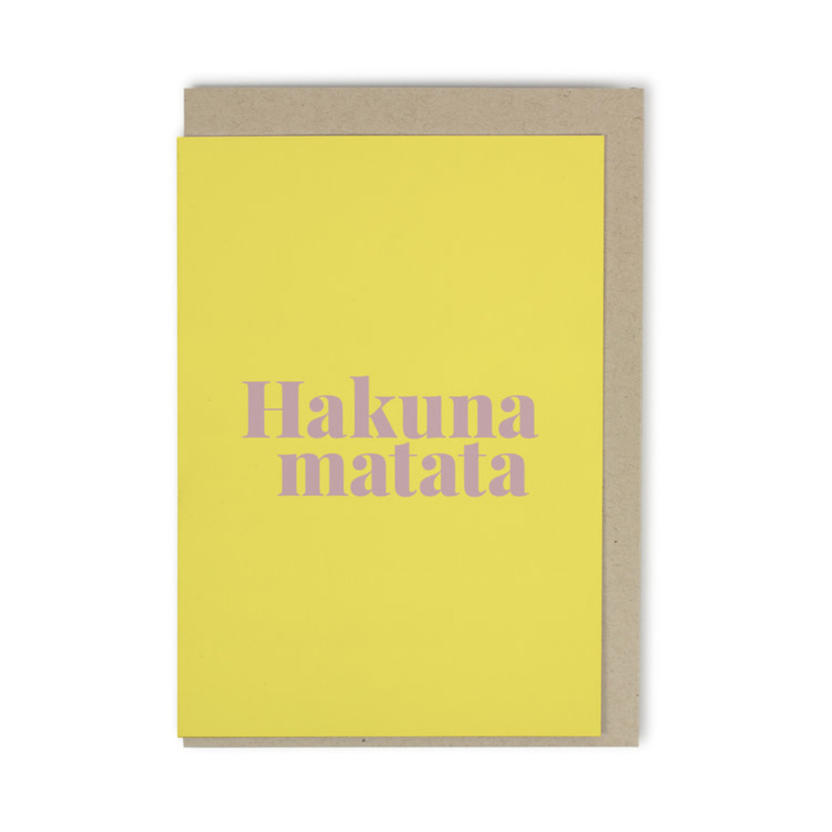 Fidea Design Doppelkarte Hakuna matata