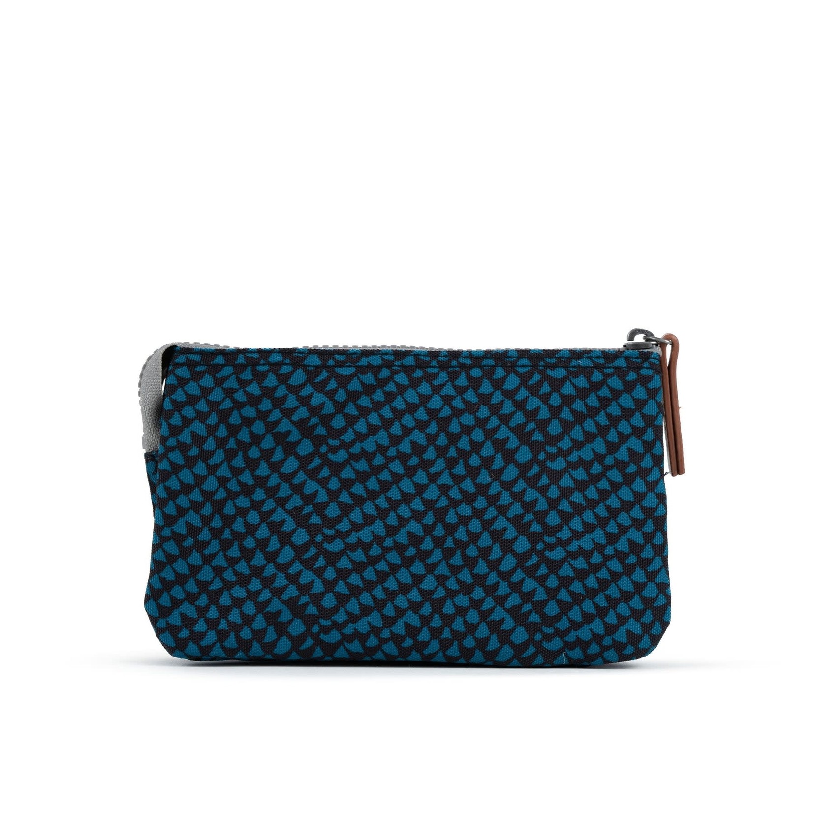 ROKA London Carnaby Teal snake Medium Recycled Canvas