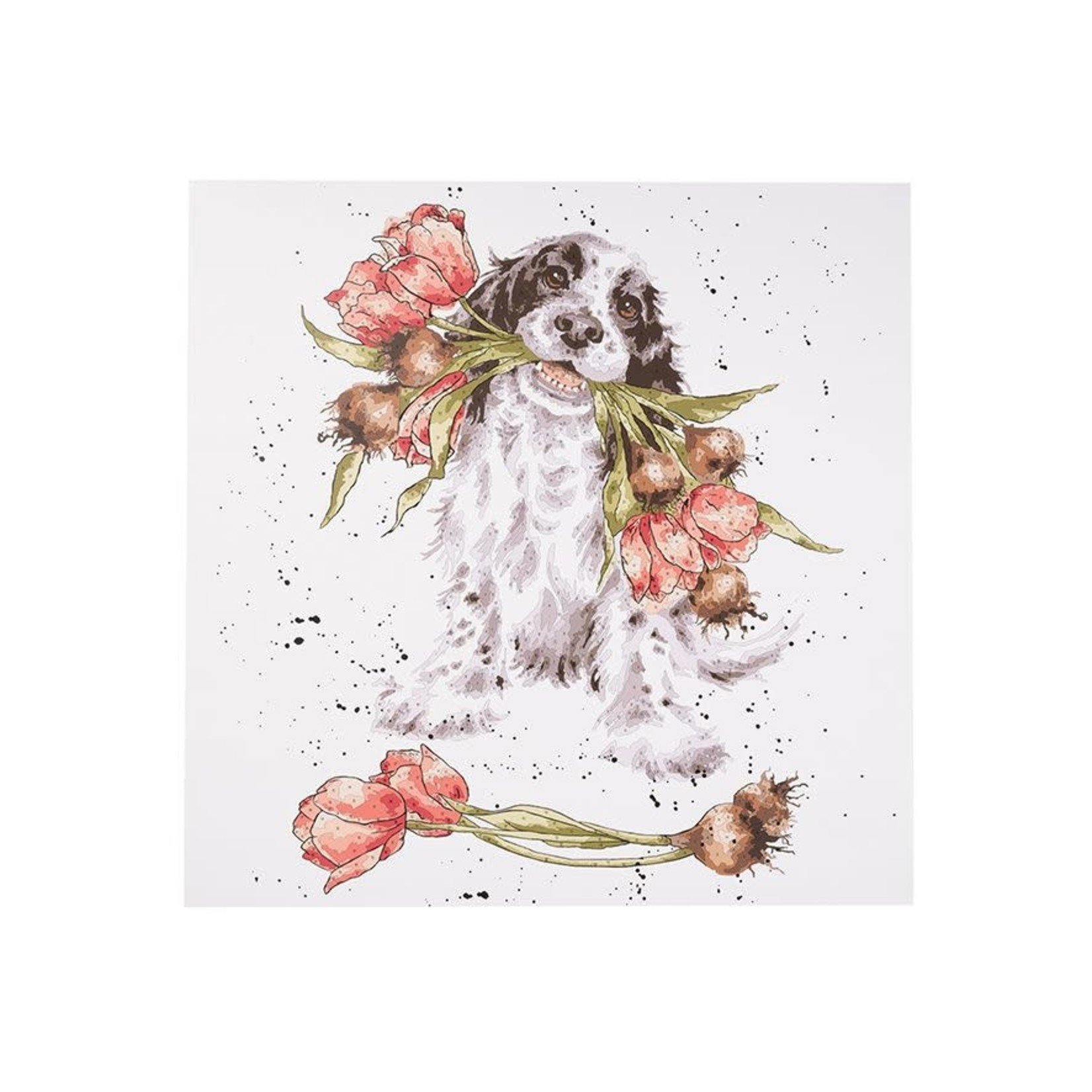 Wrendale Design 'Blooming with Love' Spaniel Malen nach Zahlen