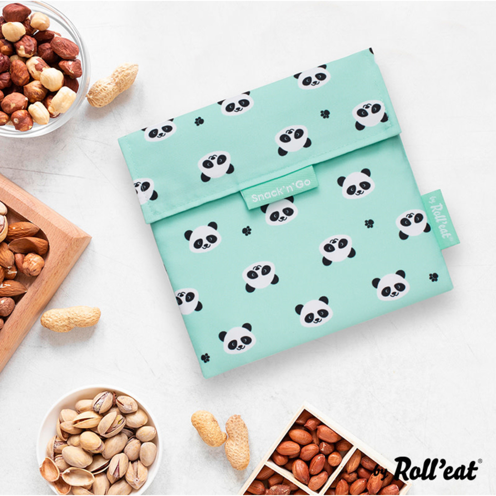Roll'Eat Snack`n Go Lunch Bag Animals Panda