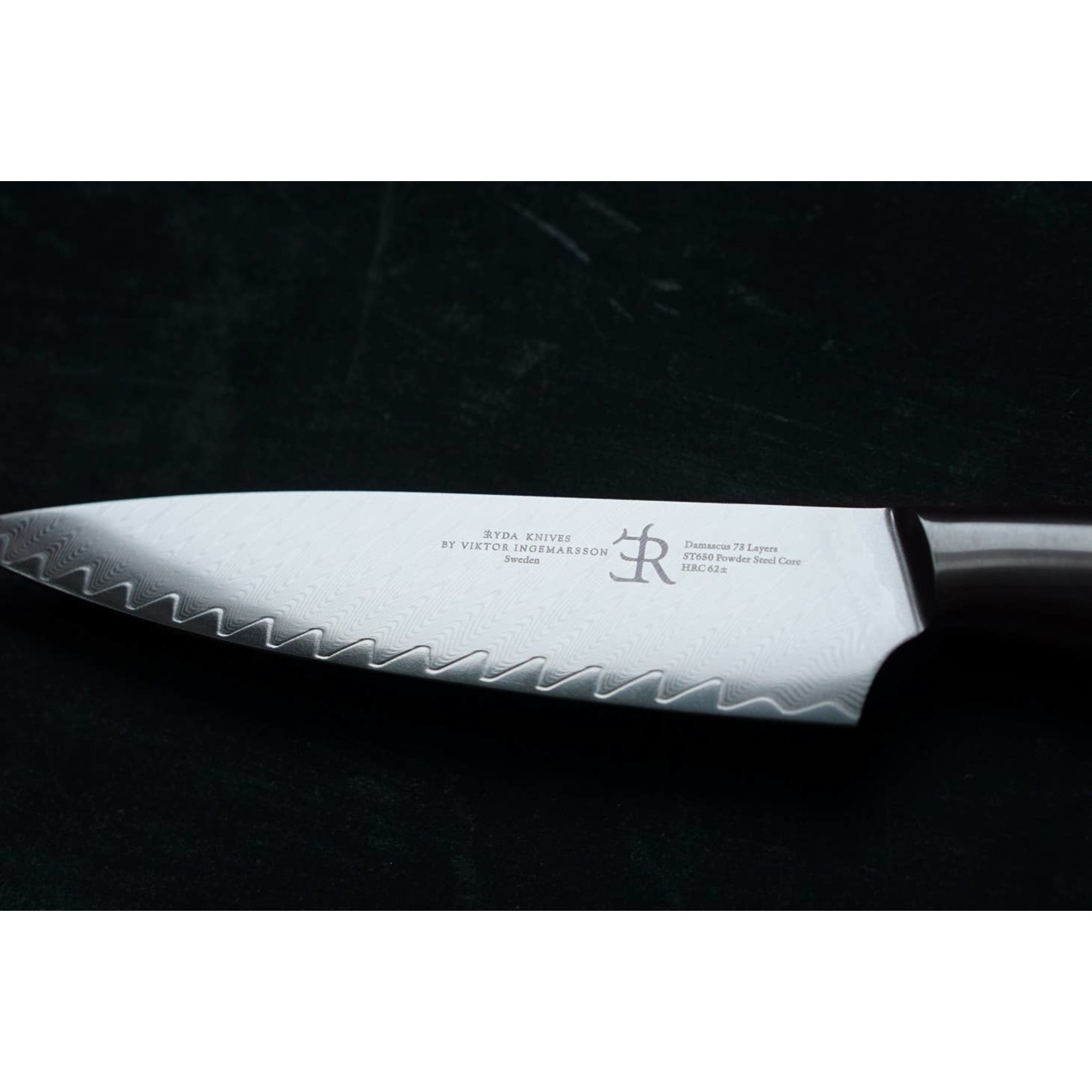 Ryda Knives Allzweckmesser - ST650 Damast 13 cm