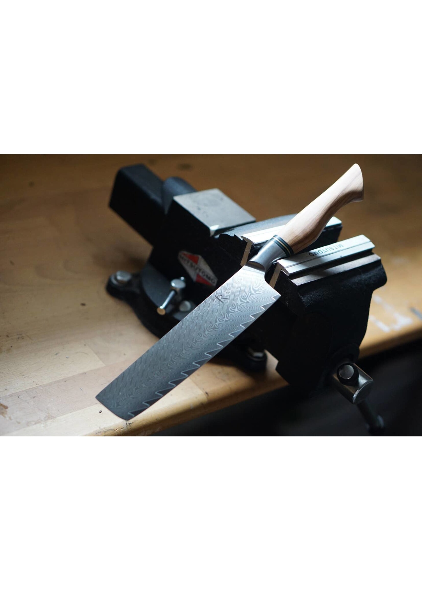 Ryda Knives Nakiri Messer - ST650 Damast 18 cm