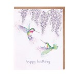 Wrendale Design Karte Wisteria Wishes“ Kolibri