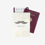 Paprcuts das Original Reisepasscover Moustache