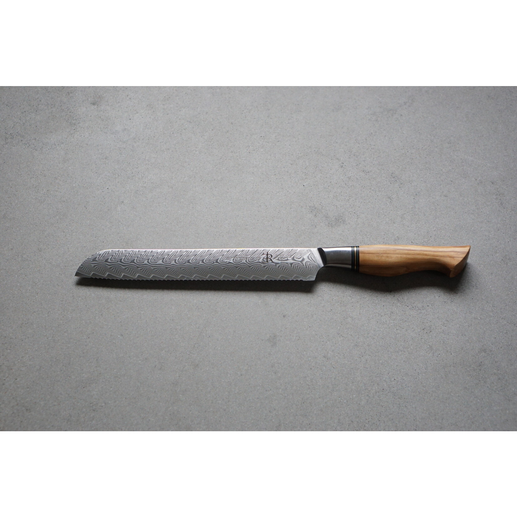 Ryda Knives Brot-Messer - ST650 Damast 23 cm