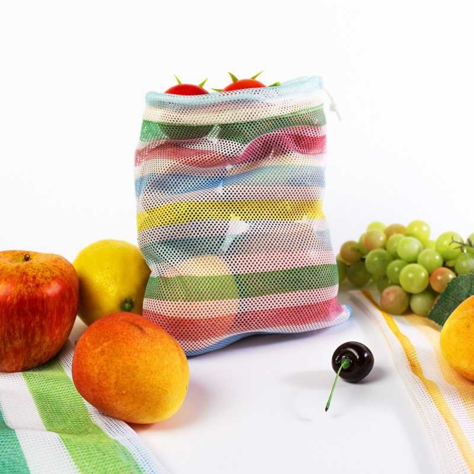 Fruit Veggie Bags Stripes 3er