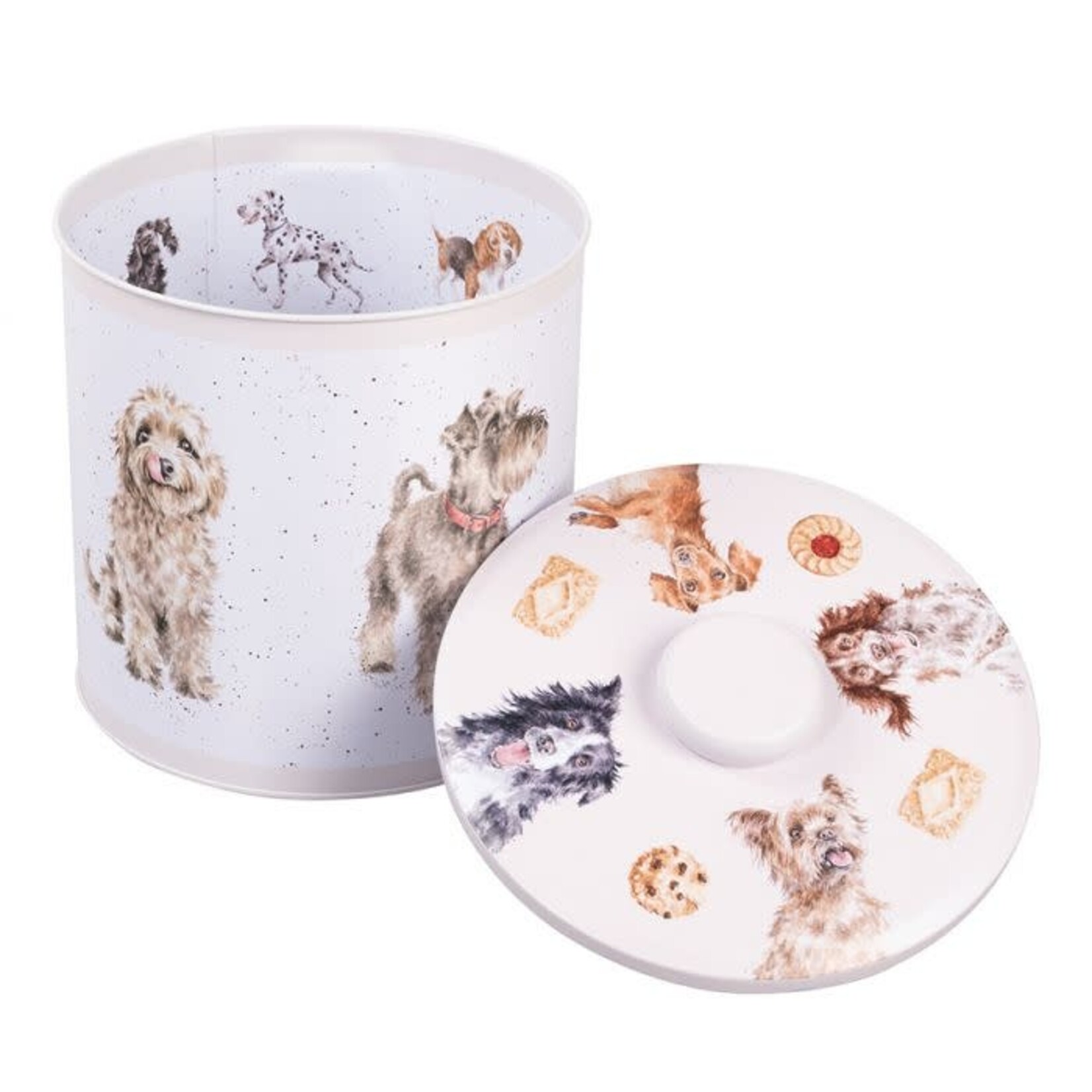 Wrendale Design Biscuit Barrel - Dogs