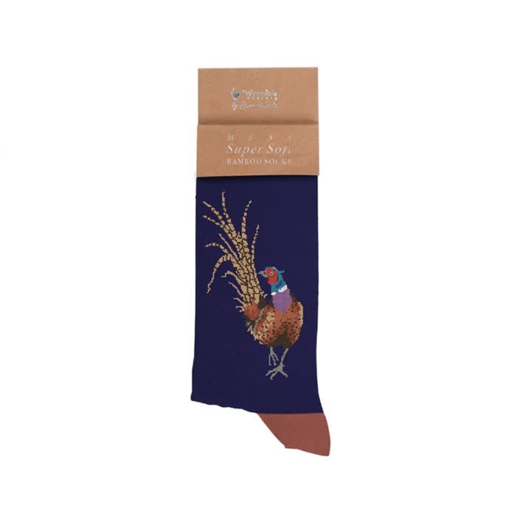 Wrendale Design Socken für den Mann - Pheasant Men's Sock - Ready For My Close Up