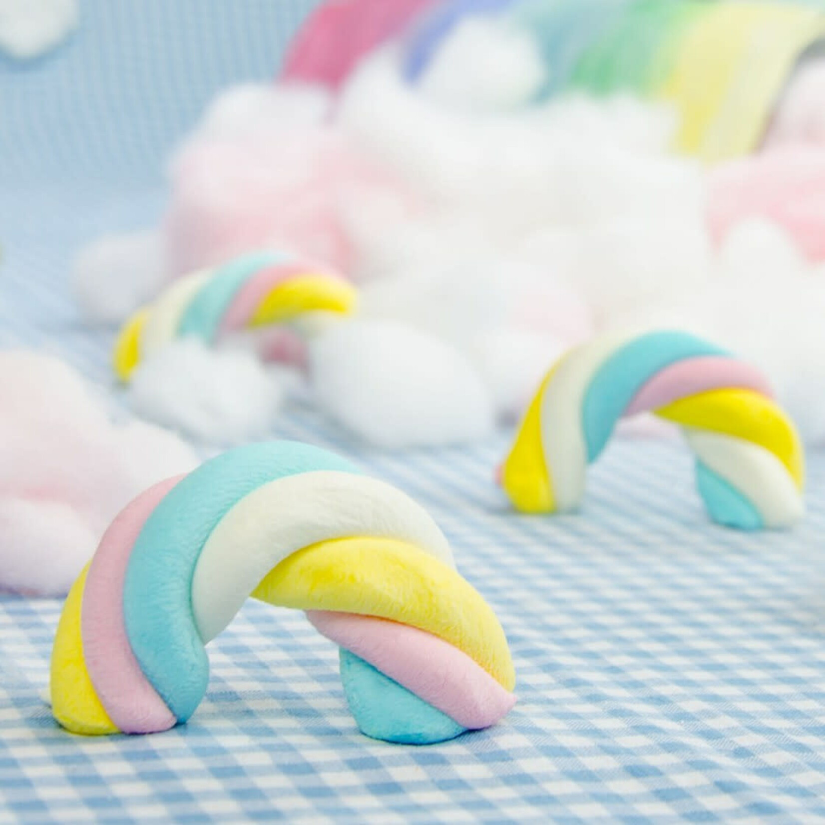 Der Zuckerbäcker Wundertüte Mini Einhornzöpfe Bunte Marshmallow Spiralen