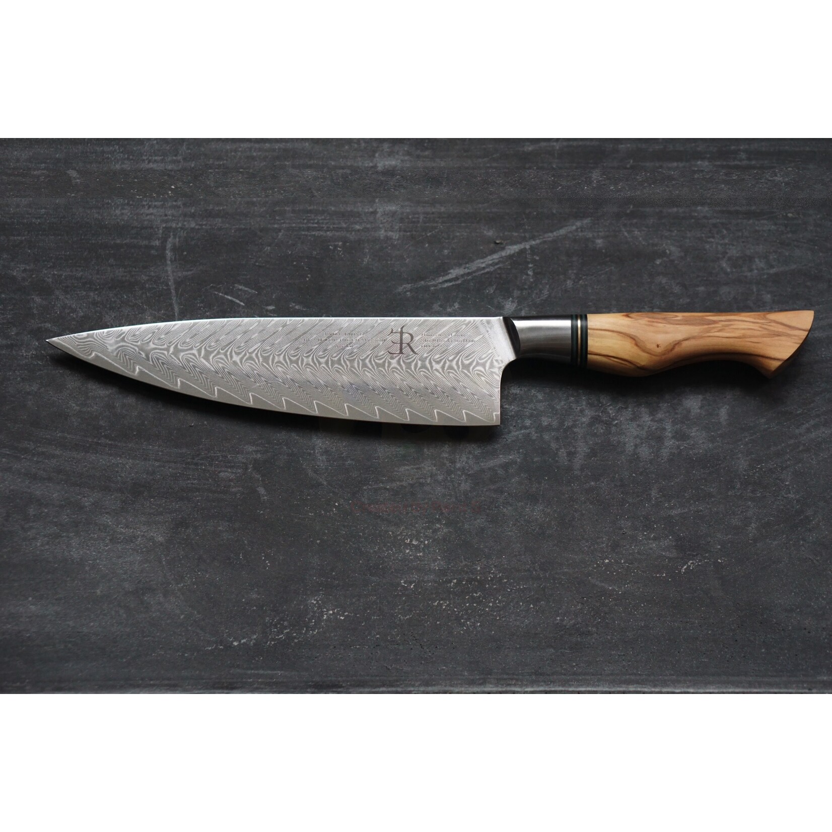 Ryda Knives Chef Messer - ST650 Damast 20.5 cm