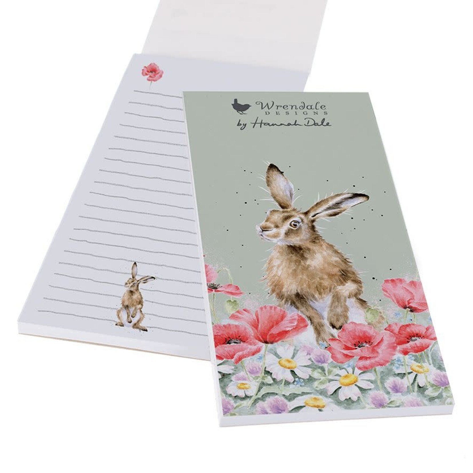 Wrendale Design Einkaufsblöcke  Hase 'Field of Flowers Hare