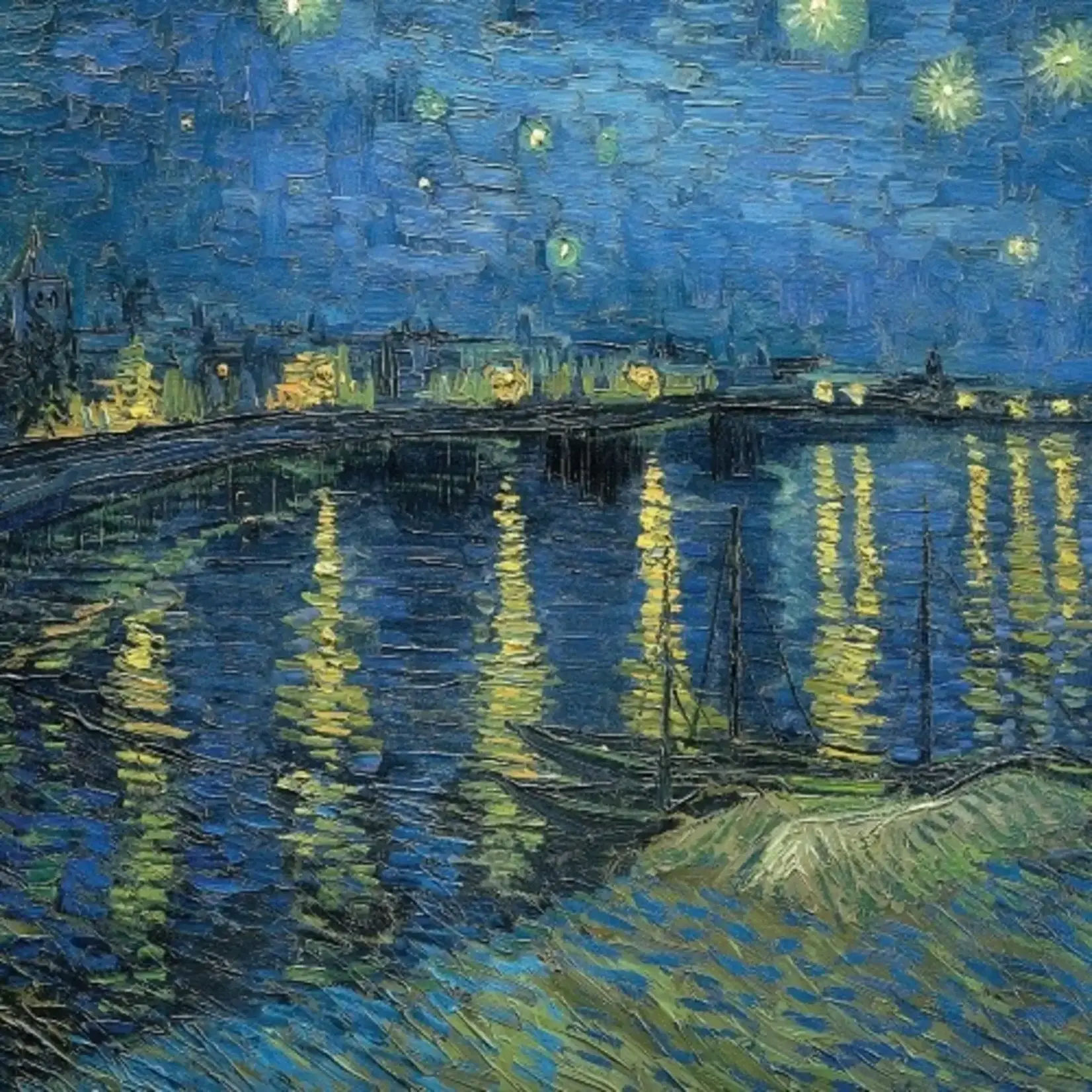 Ecozz Starry Night Over the Rhône - Vincent van Gogh 100% recycled PET