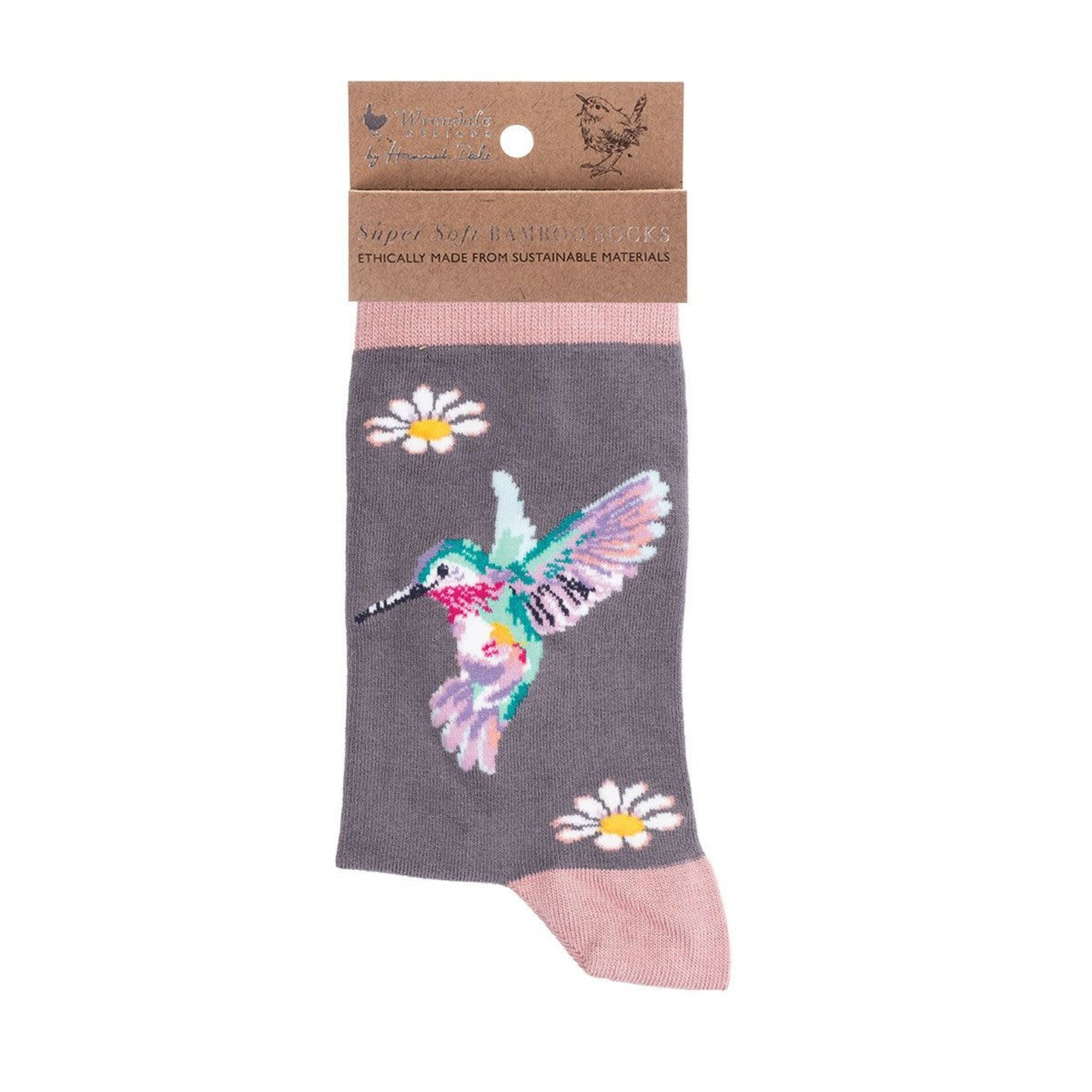 Wrendale Design Socken Bird Sock Wisteria Wishes