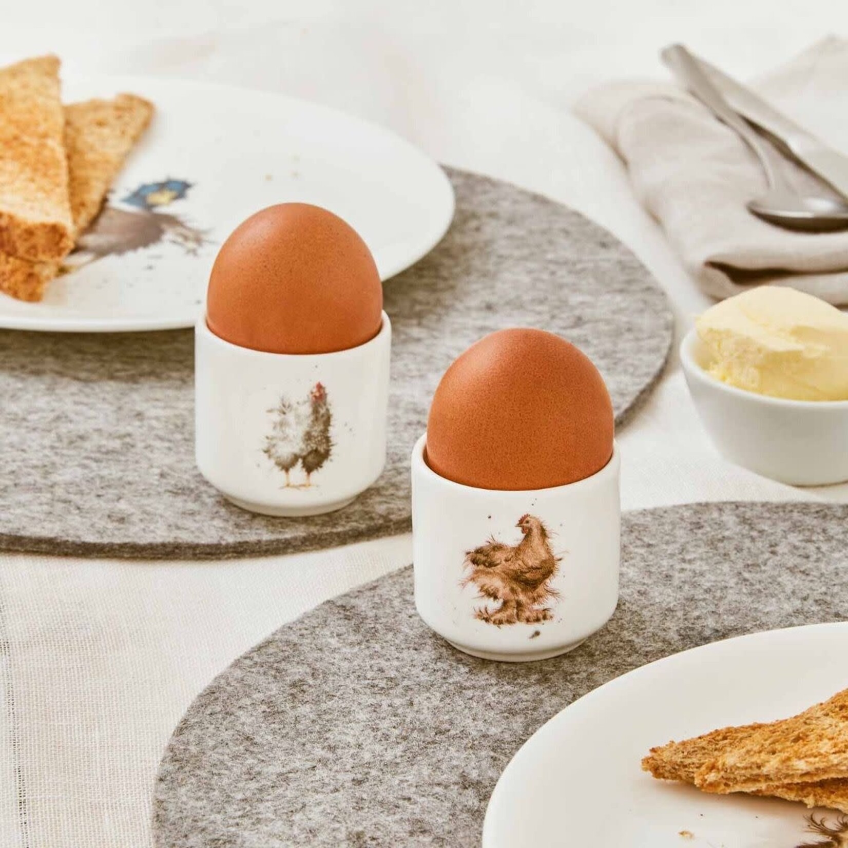 Wrendale Design Eierbecher Set mit Huhn