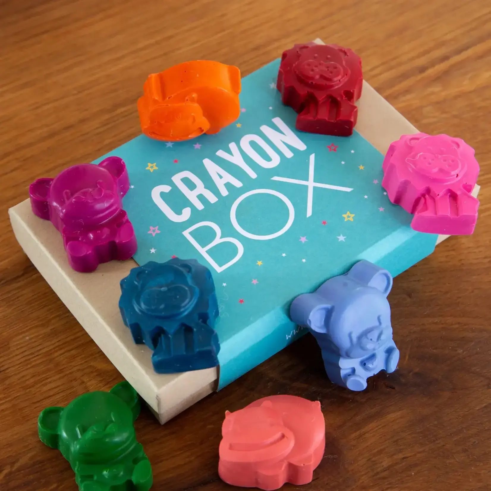 Crayon Box Crayons Wachsmalstifte Safari