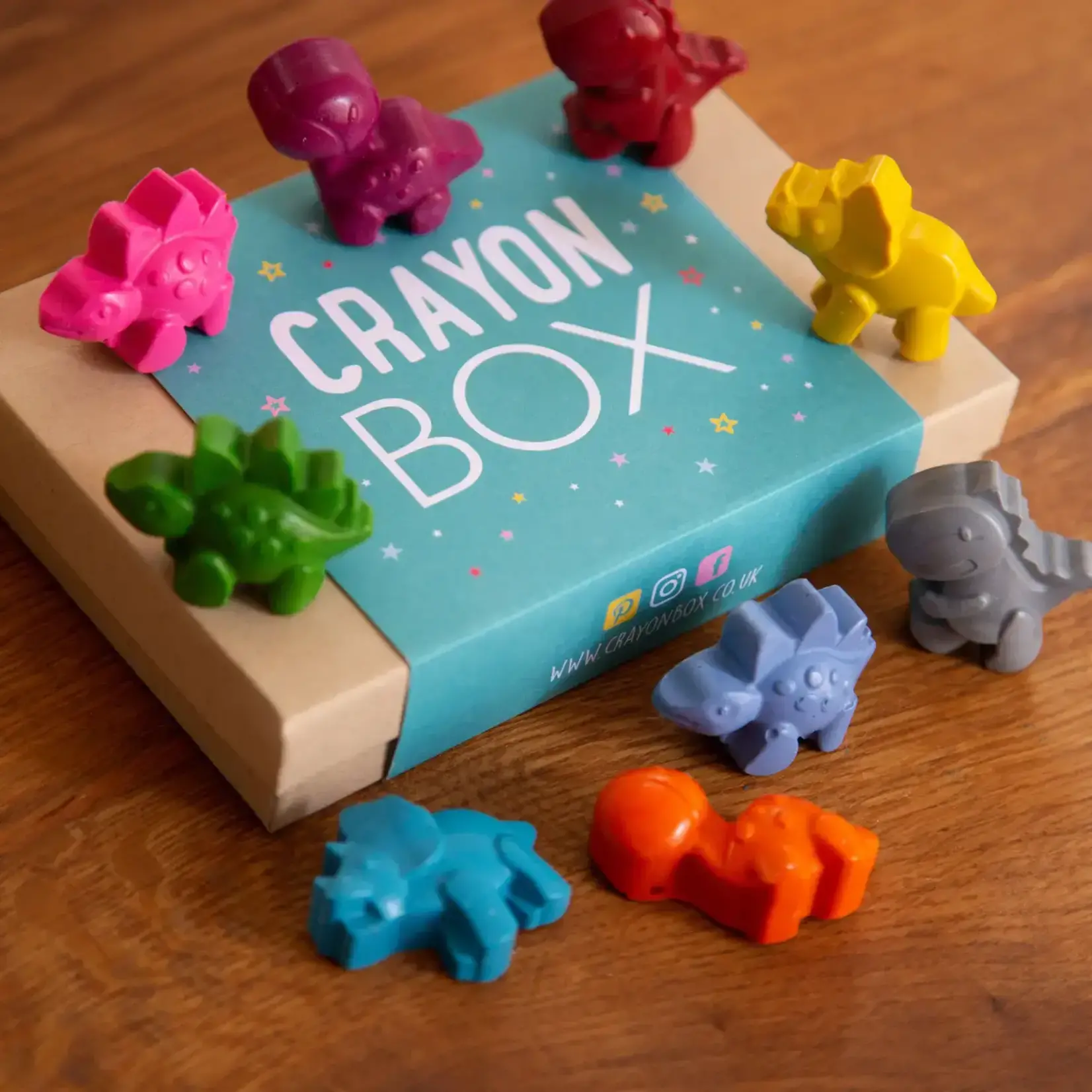 Crayon Box Crayons Wachsmalstifte Dinosaurier