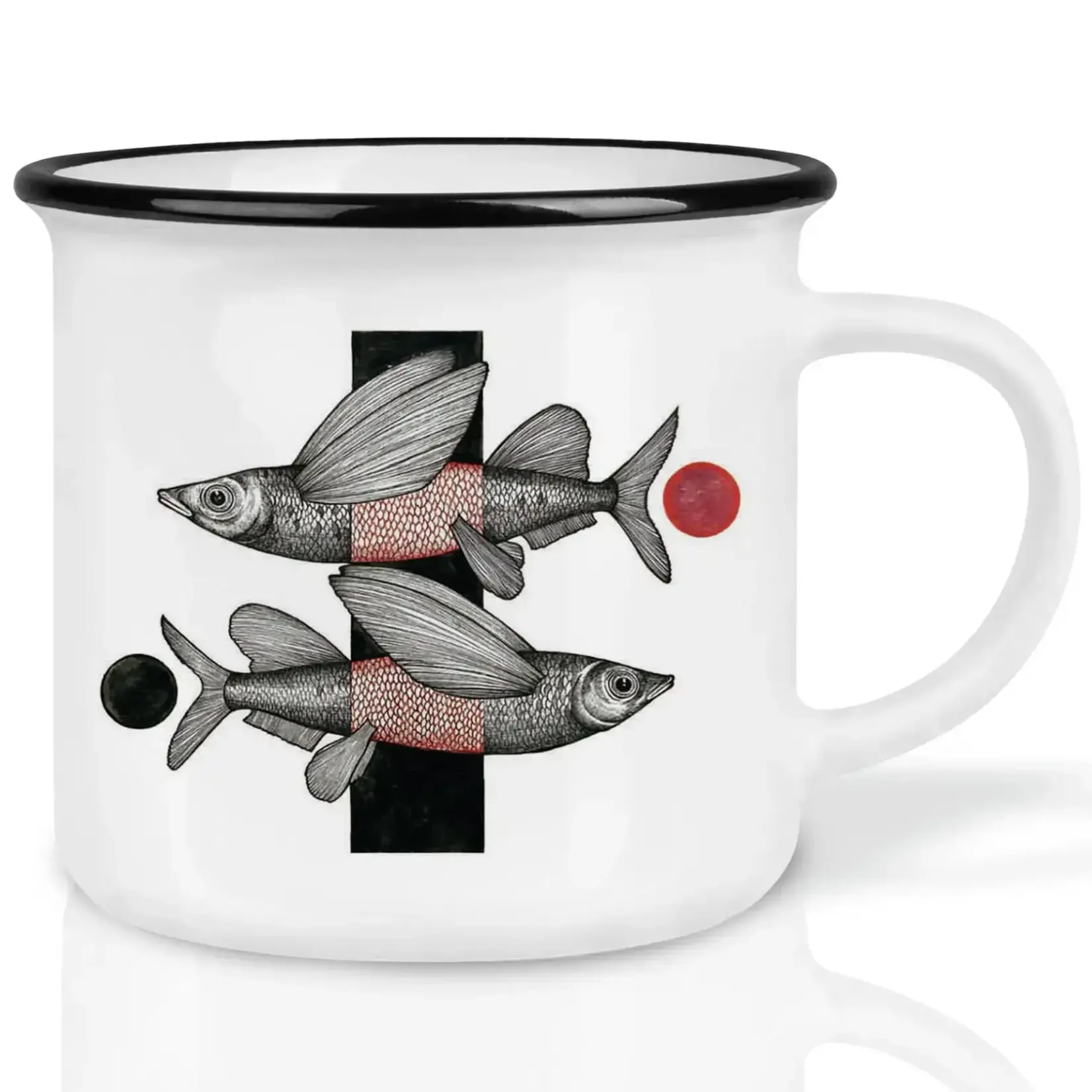 ligarti Keramiktasse –Fliegende Fische