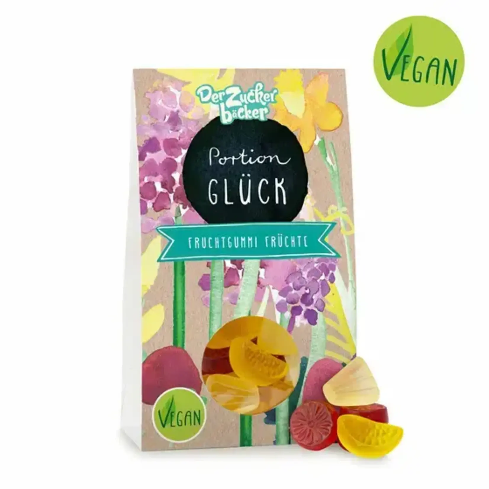 Der Zuckerbäcker Portion Glück Fruchtgummi vegan