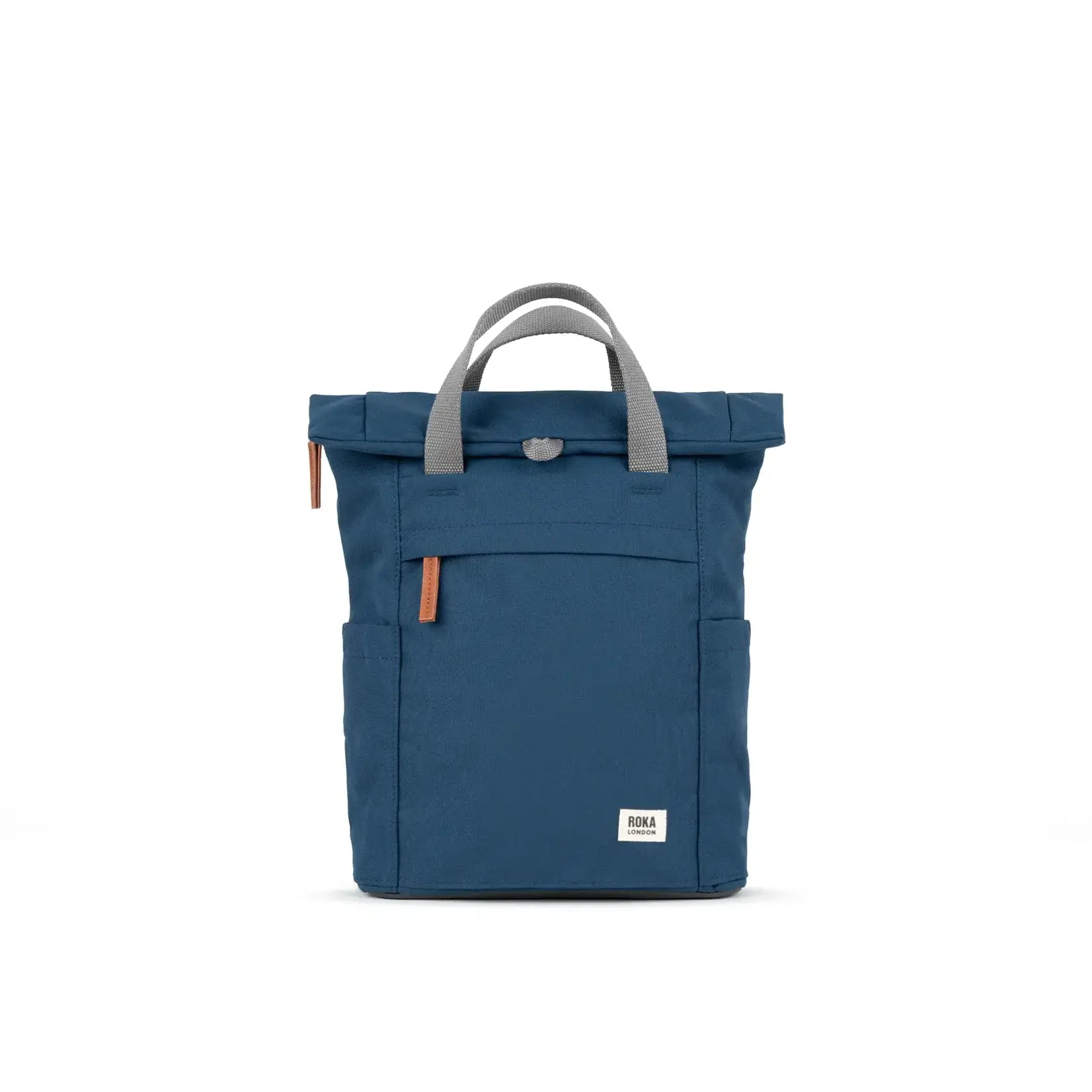 ROKA London Finchley A Deep Blue Recycled Canvas 12-15 recycled bottles