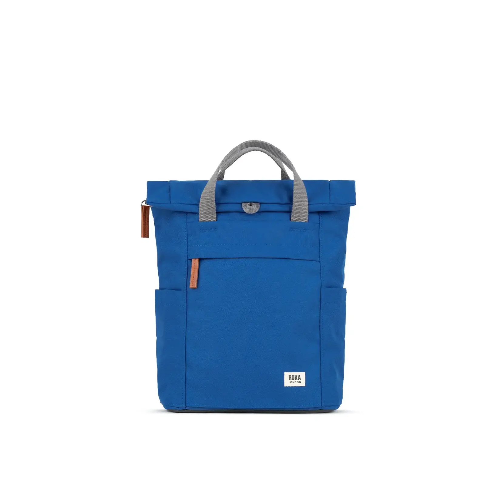 ROKA London Finchley A Galactic Blue Recycled Canvas12-15 recycled bottles Small