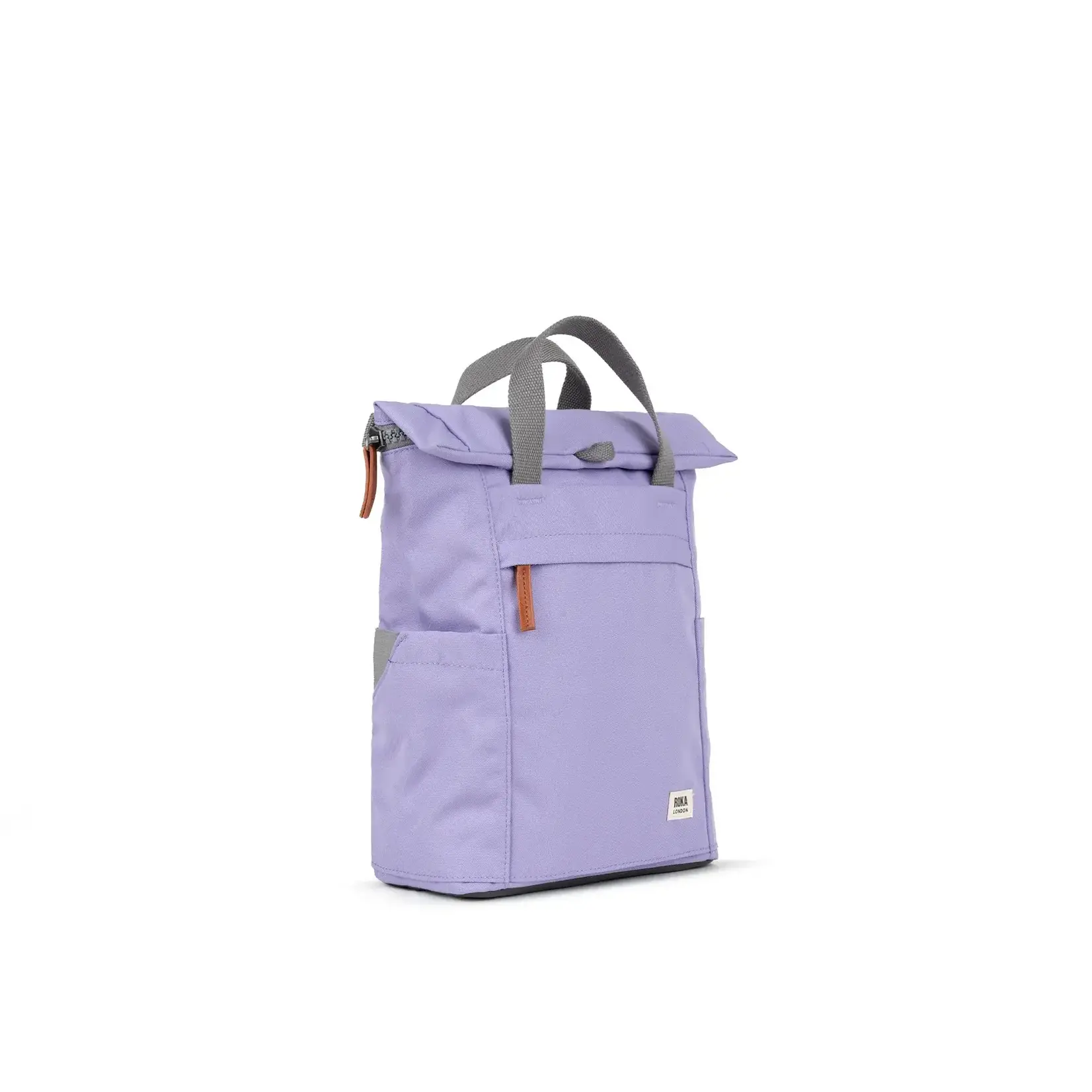 ROKA London Finchley A Lavender Recycled Canvas12-15 recycled bottles Small