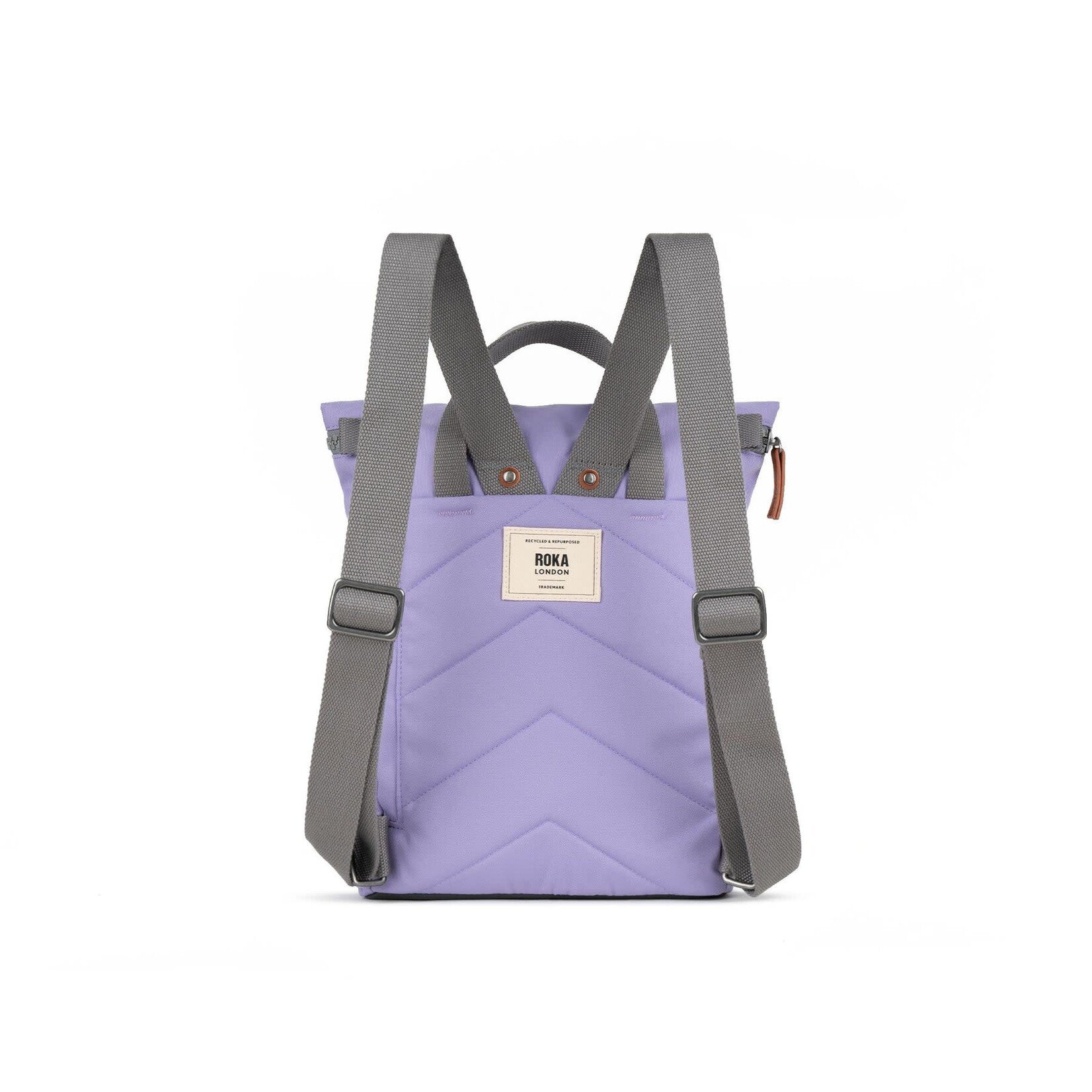 ROKA London Finchley A Lavender Recycled Canvas12-15 recycled bottles Small