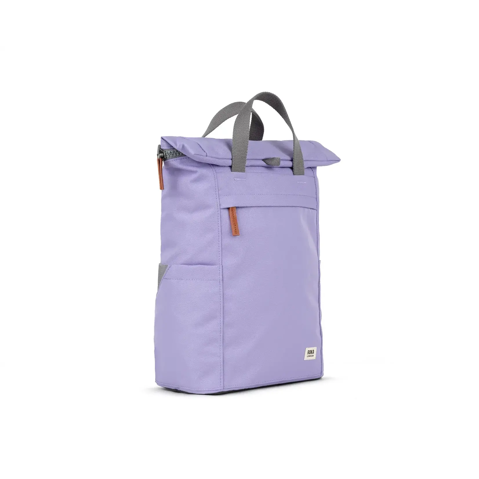 ROKA London Finchley A Lavender Recycled Canvas12-15 recycled bottles Small