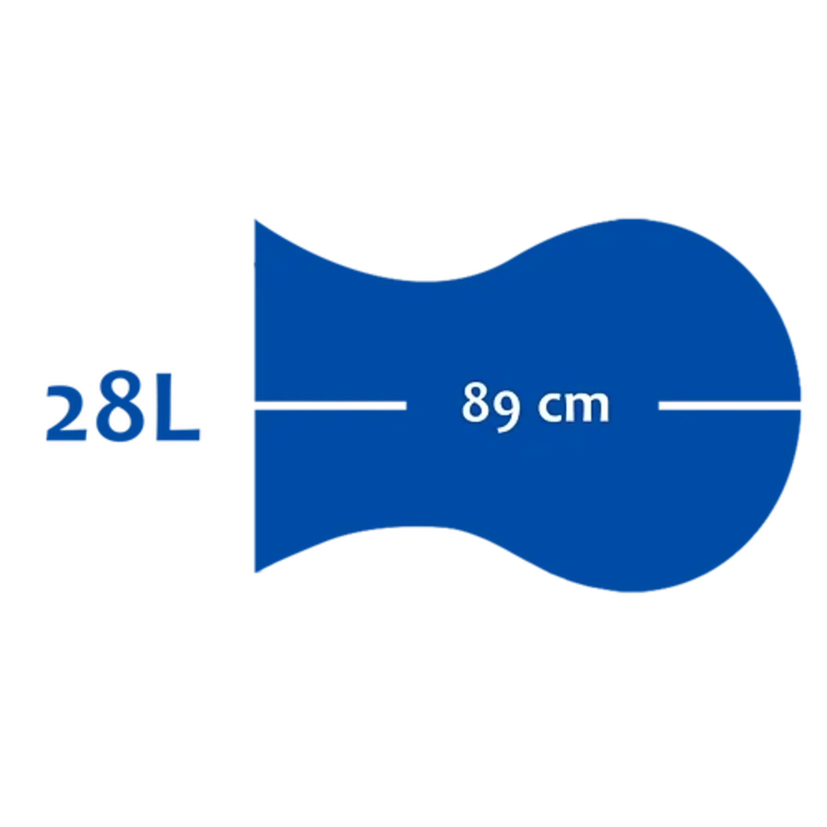 Wickelfisch Schwimmsack L schwarz Uni