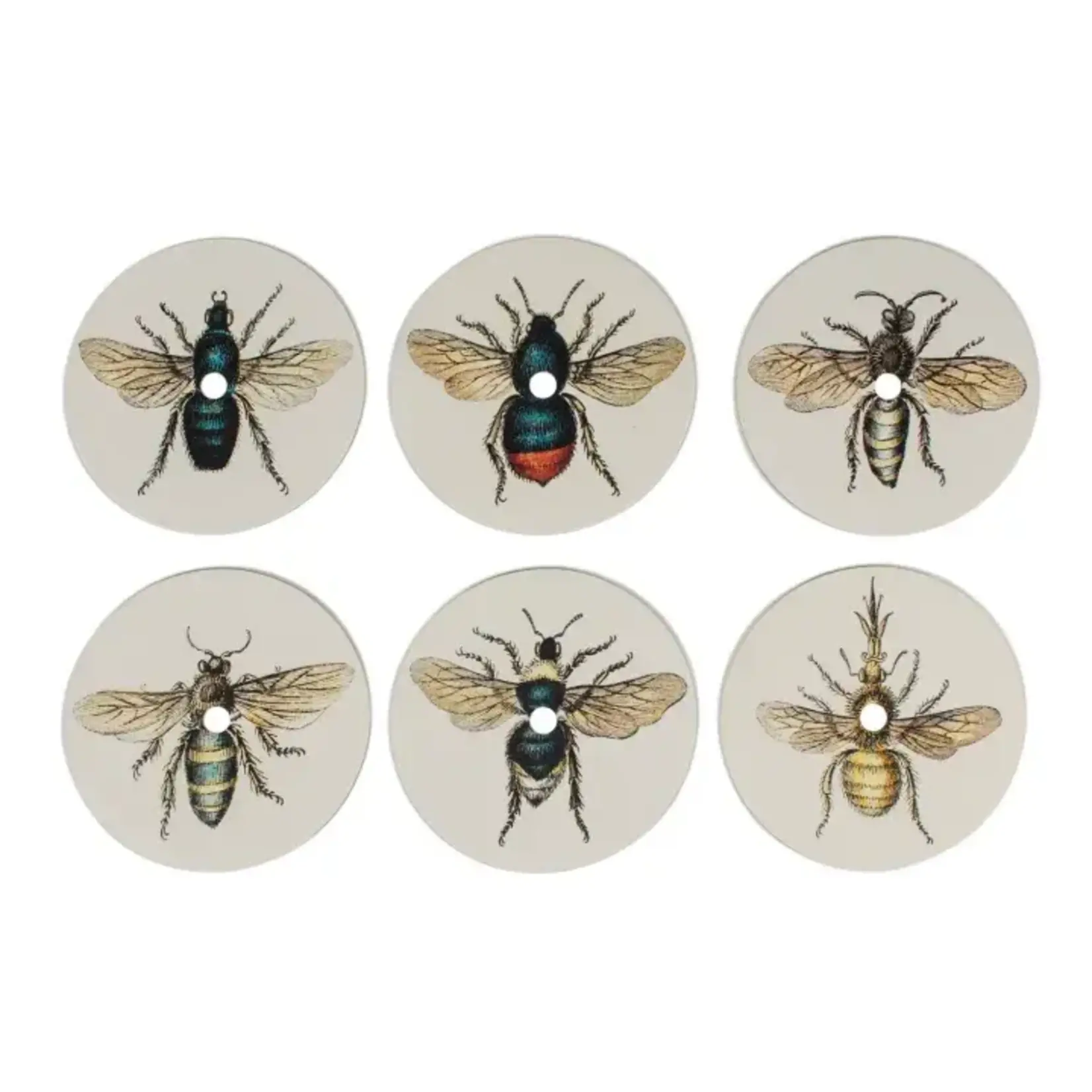 Fidea Design Bierdeckel mit Loch Summ-Summer - Insekten