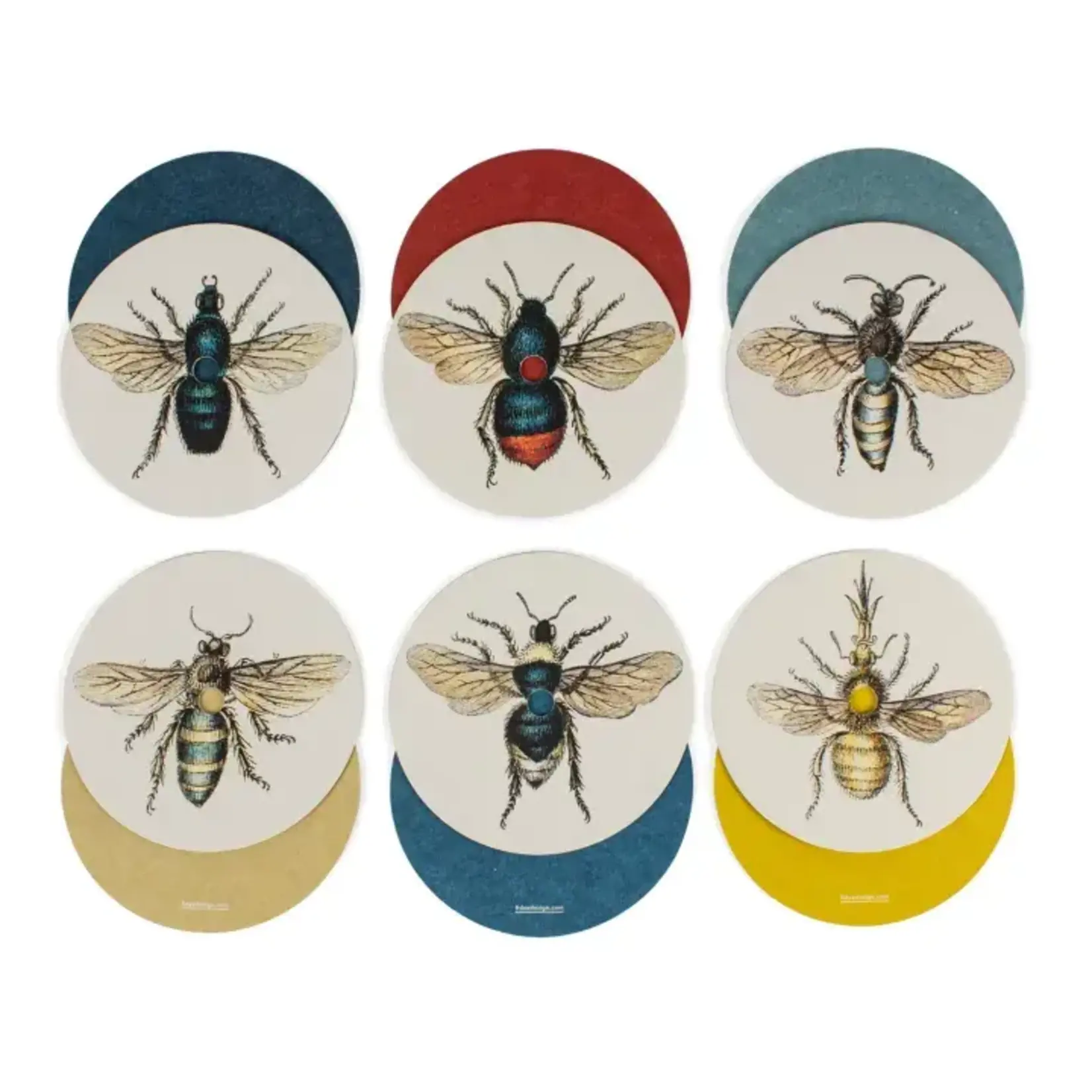 Fidea Design Bierdeckel mit Loch Summ-Summer - Insekten