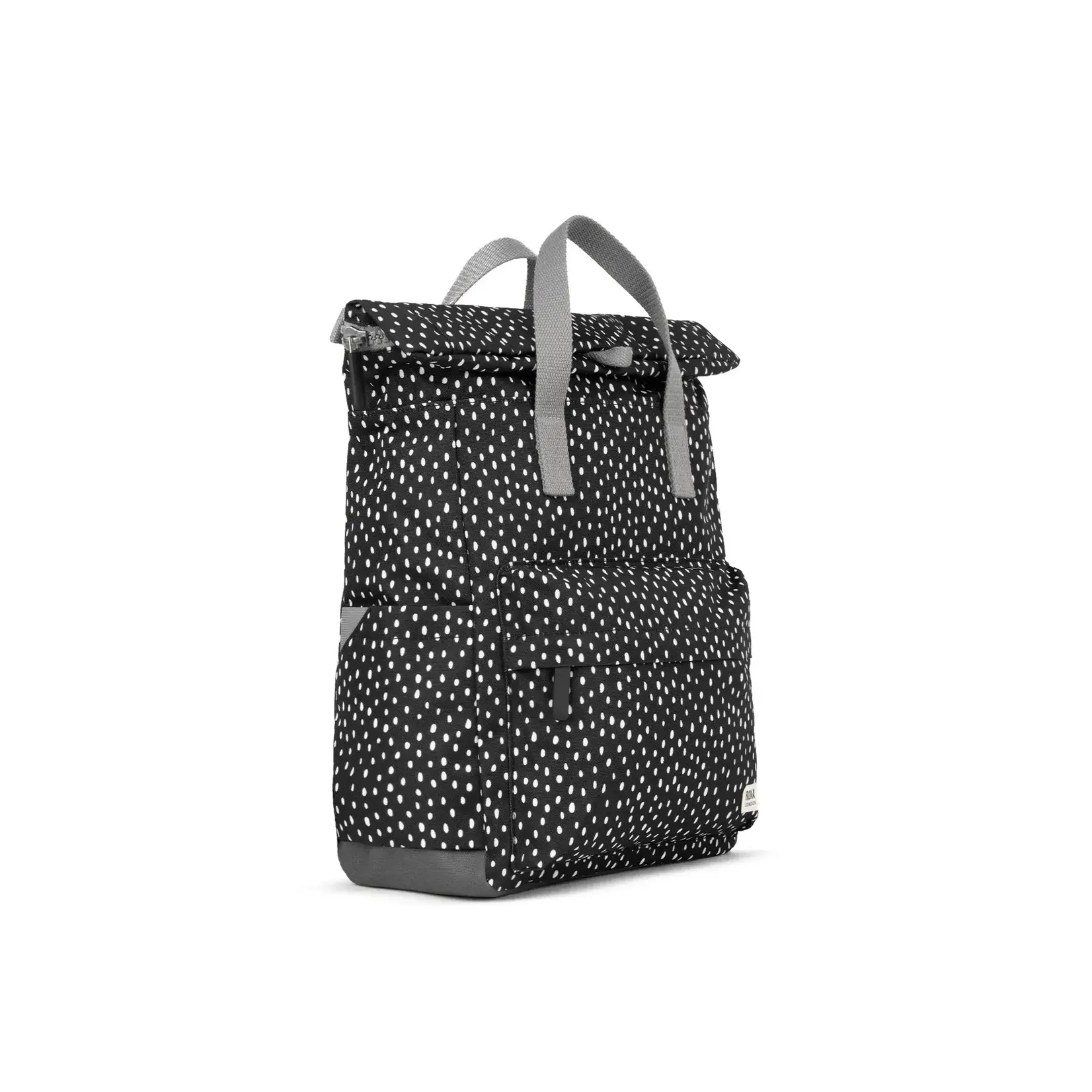 ROKA London Canfield B Drizzle Ash Black Zip Pull Medium Recycled Canvas