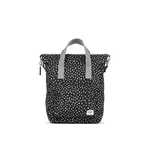 ROKA London Bantry B Drizzle Ash Black Zip Pull Small Recycled Canvas