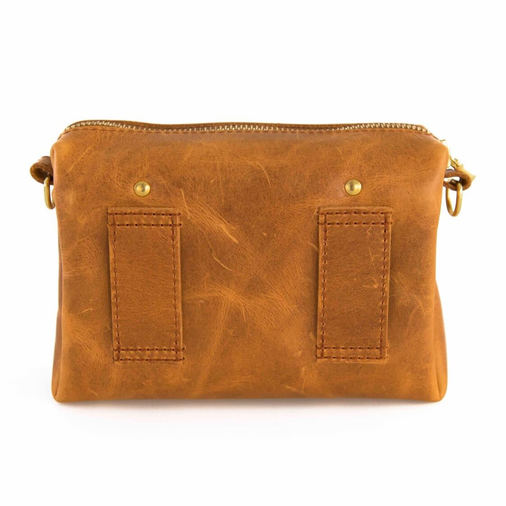 JA/UND Festivalbag Caramel - Gold - Lederträger