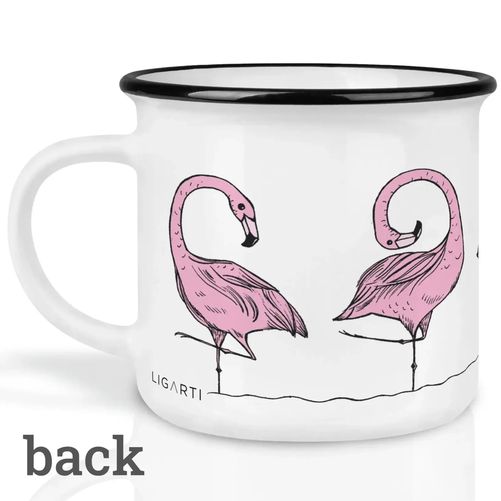ligarti Keramiktasse – Flamingoparade