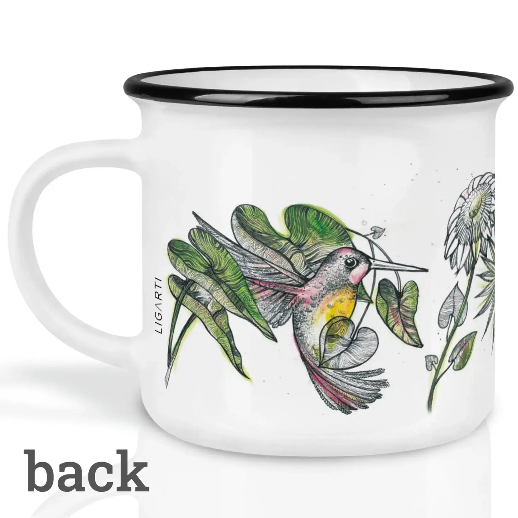 ligarti Keramiktasse – Kolibris Dschungel