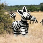 sense&purpose Filztier Zebra