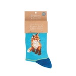 Wrendale Design Kindersocken 'Born to be Wild' Fuchs Grösse 27-31