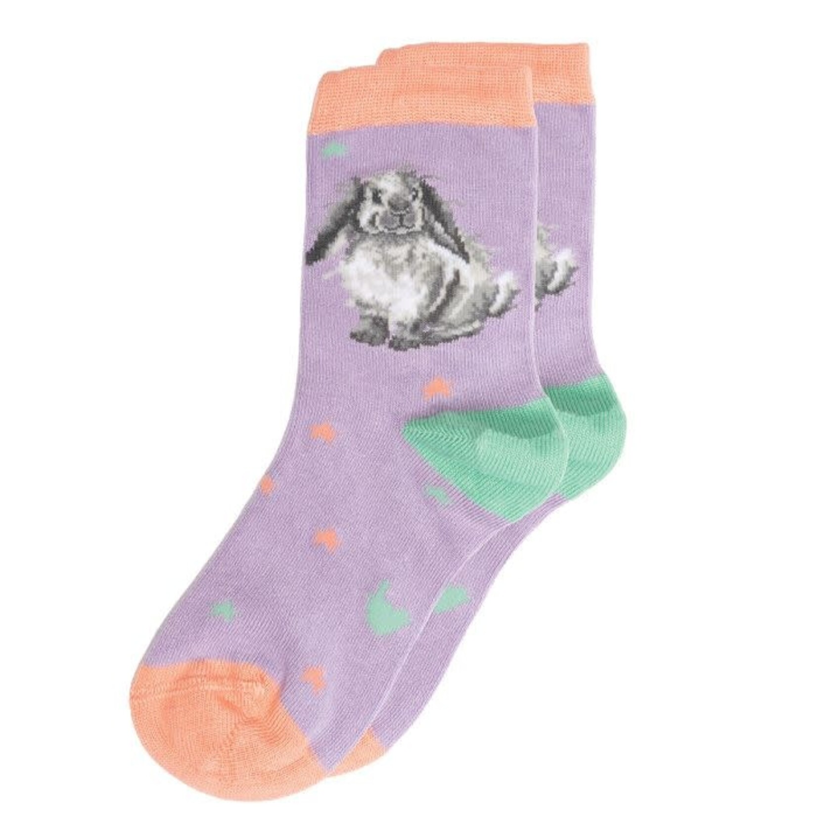 Wrendale Design Kindersocken 'Rosie' Kaninchen Grösse 27-31