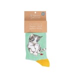 Wrendale Design Kindersocken „Marienkäfer“ mit Katze Grösse 27-31