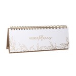 Majoie Weekly Desk Planner 32x11cm weiss