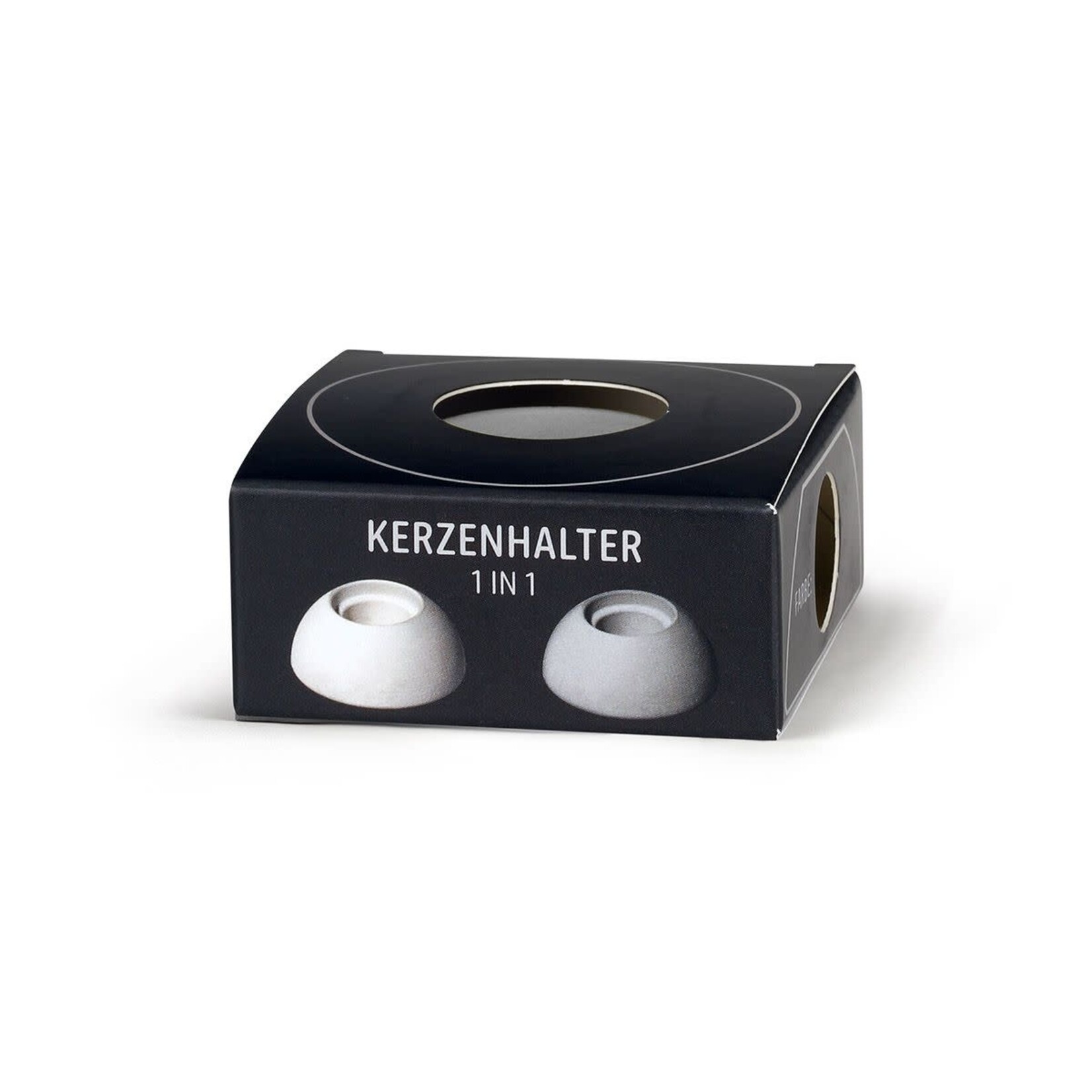 Hongler Kerzen Kerzenhalter 1 IN 1 rot