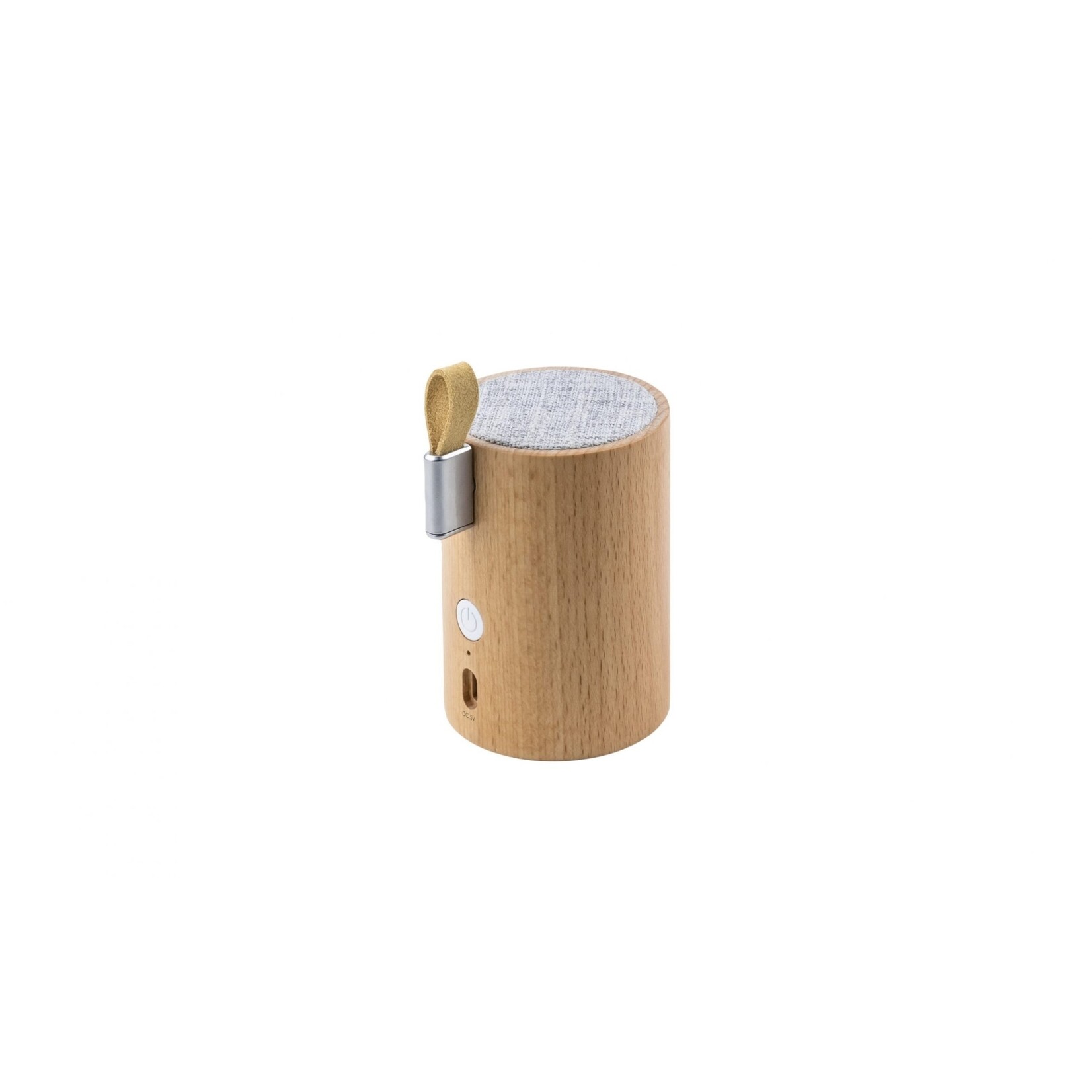 Gingko Design Drum Light Bluetooth Speaker - Beech Wood