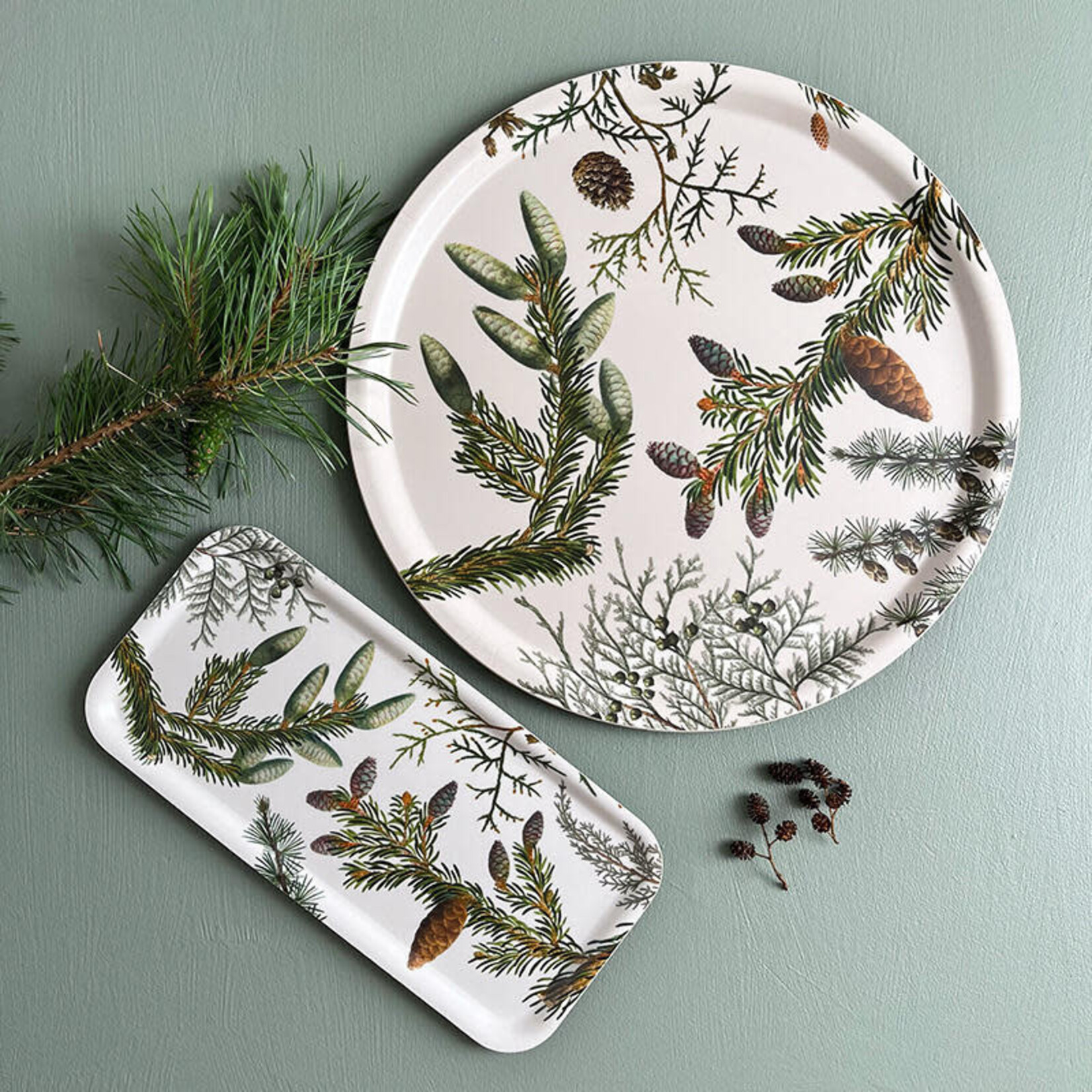 Koustrupco Serviertablett  Pine trees  Ø38