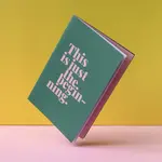 Fidea Design Notizheft A5 This is just the beginning