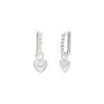 PROTSAAH Creole mit Anhänger Silver