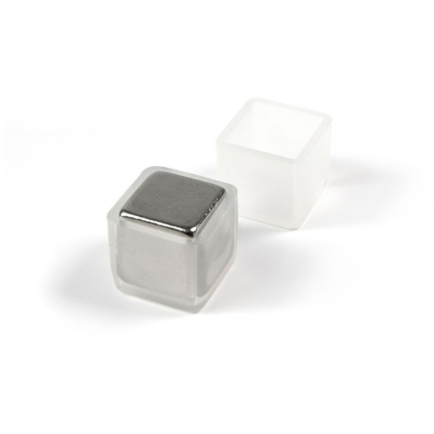 Trendform Magnet Cube silber einzeln