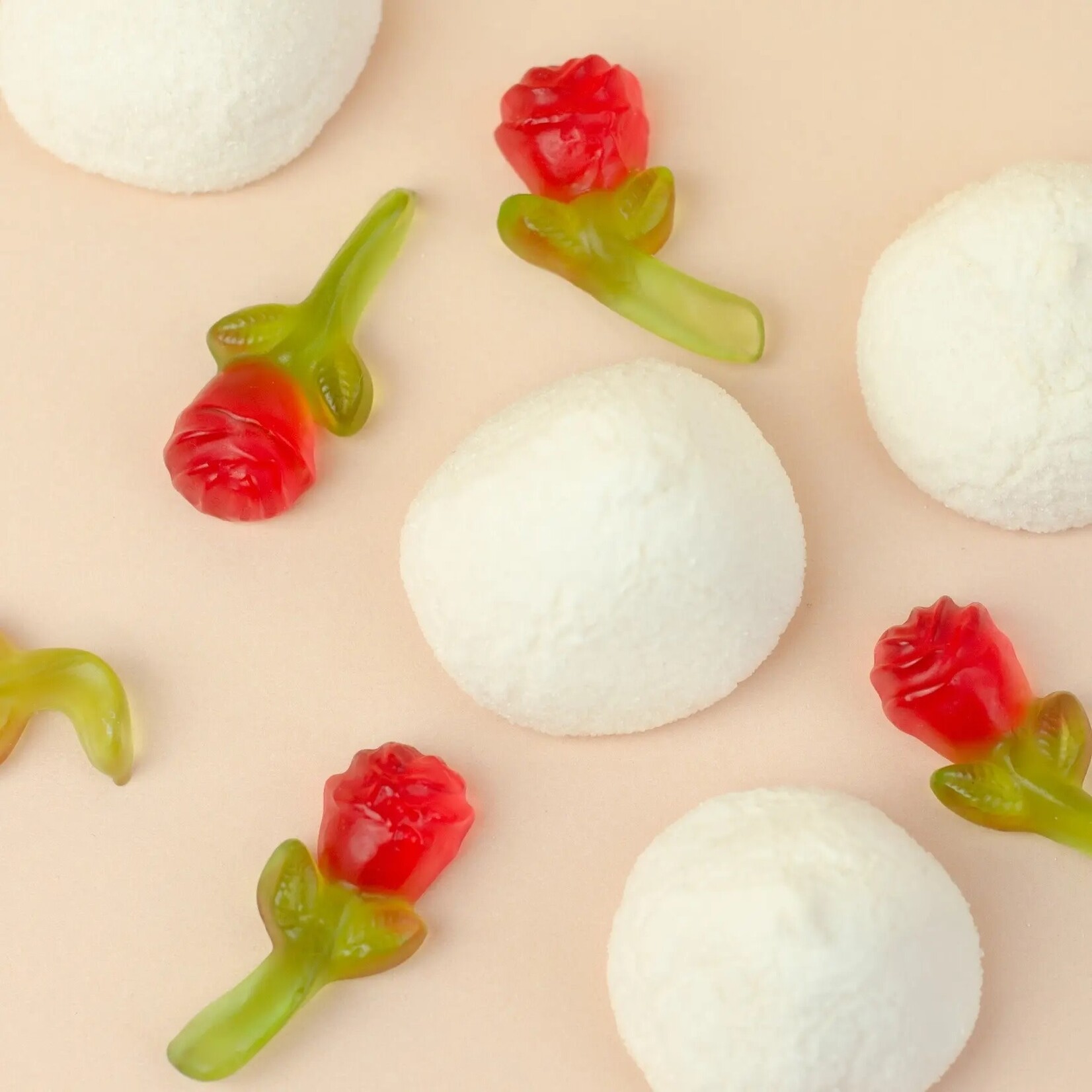 Der Zuckerbäcker Rosen in der Naschdose Süssigkeiten Geschenkdose